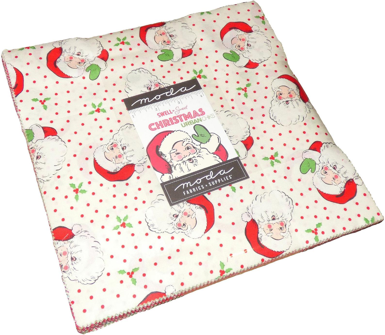 Christmas Fabric Moda Fabrics Layer Cake 10 Squares Sweet Christmas by UrbanChiks